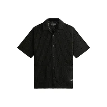 KITH Cotton Mesh Thompson Camp Collar Shirt