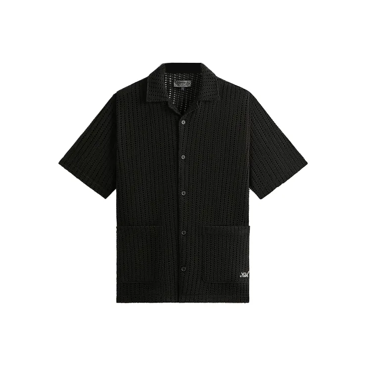 KITH Cotton Mesh Thompson Camp Collar Shirt-0