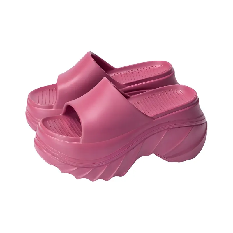LUNNIFEIYA Seaside Beach Height Increasing Sandal Black, Khaki, Rose Red, Desert Tan, Multiple Styles-5