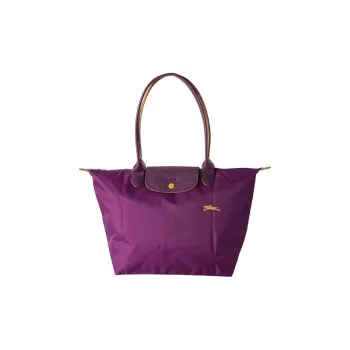 LONGCHAMP Le Pliage Fabric Shopping Bag Handbag Women's Purple