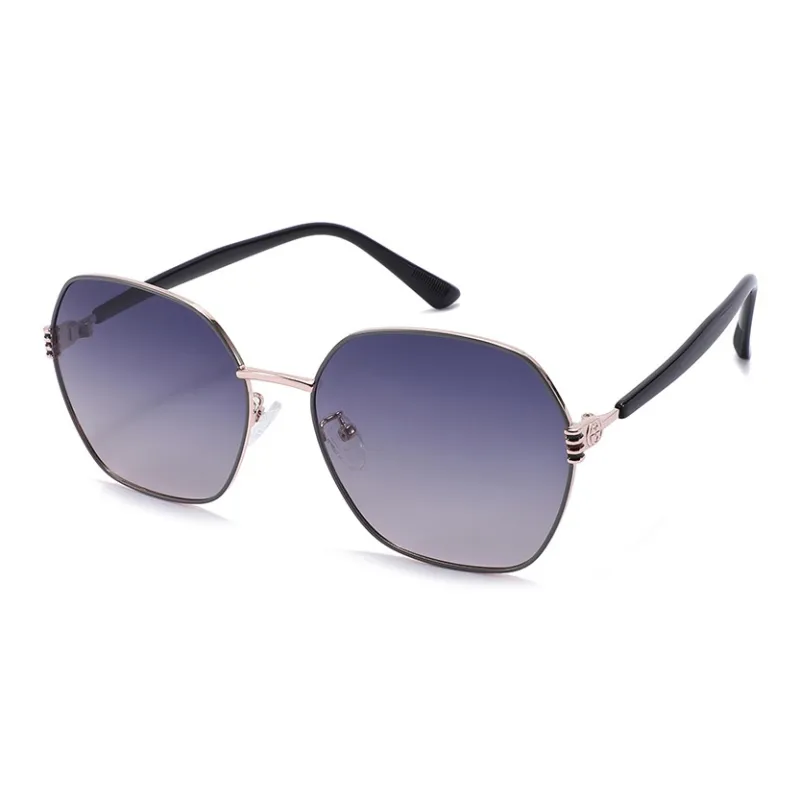 JEKA Metal Oval Sunglasses Unisex-3