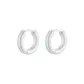 Blue Hoop Earrings 1 Pair Eh-3832.ebB