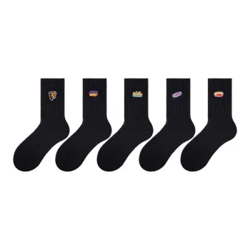 DJUNGLE Mid Calf Socks Unisex 5 Pack