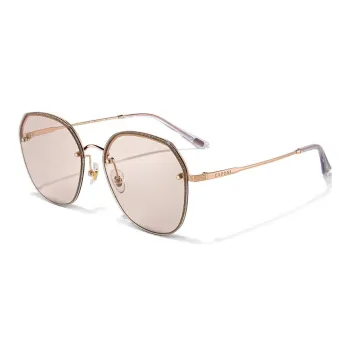 CAPONI Metal Irregular Shape Sunglasses Unisex