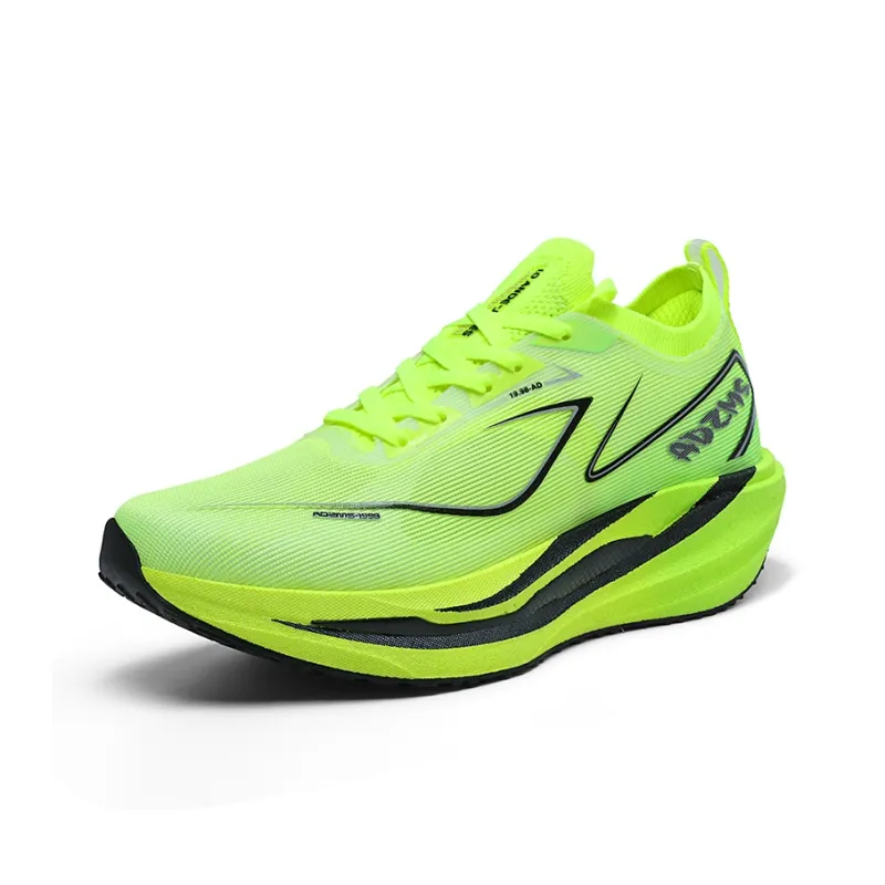 ANDEZHANMUSI Running Shoes Unisex Low Top White Orange Red/Neon Green/White Green Purple/Standard White-8