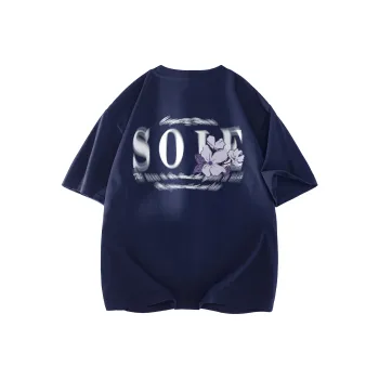 SOIE T Shirts Unisex Navy Blue