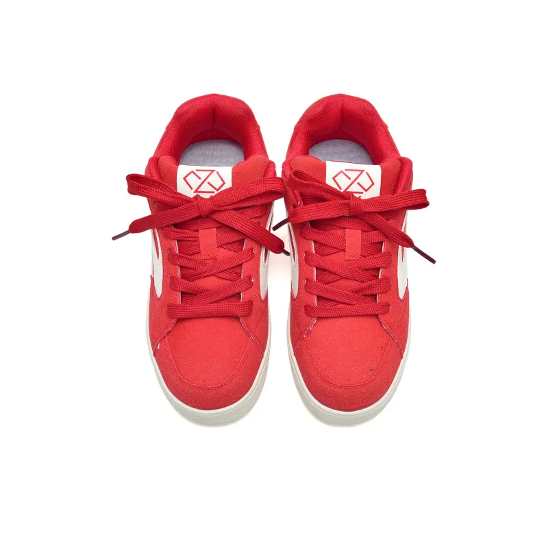 Z.SUO Coverage Slip Resistant And Abrasion Resistant Low Top Skateboard Shoes Unisex-9