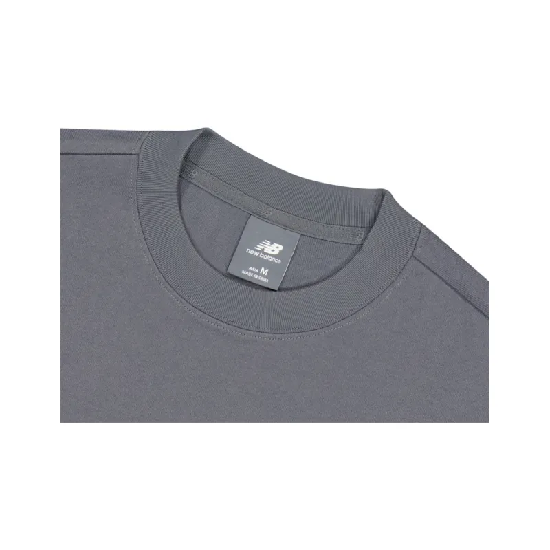 New Balance NB Grey SS25 T Shirt Men's Gray-2