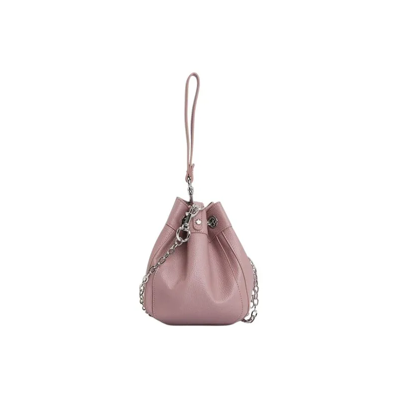 Vivienne Westwood Polyurethane Bucket Bag, Shoulder Bag, Crossbody Bag, Handbag Women's Light Purple-2