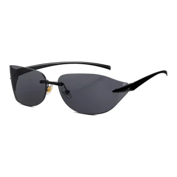 ENFANTIN Titanium Alloy Irregular Shape Sunglasses Unisex