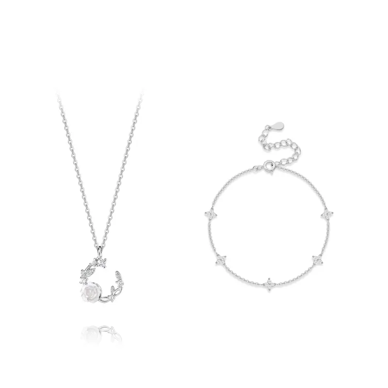KUMET Sterling Silver Necklaces Women's-0