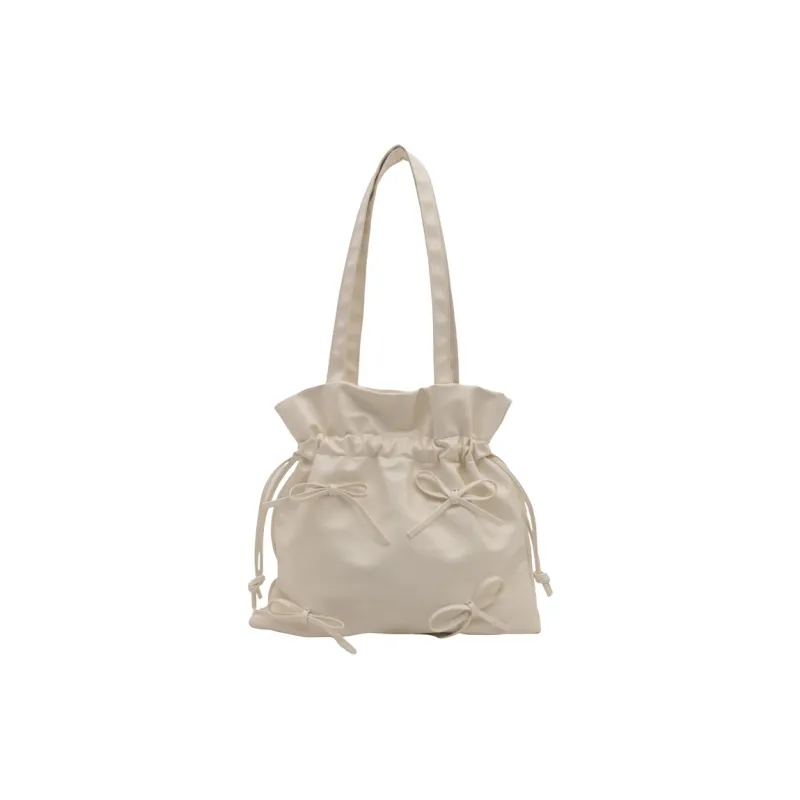 TOUTSEUL YOLO PU Tote Bag, Shoulder Bag Regular Women's White/Silver/Red/Black/Yellow-0