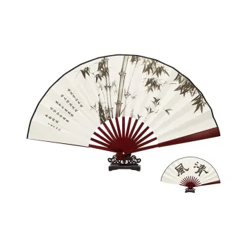 Pleasant Language Paper Folding Fan