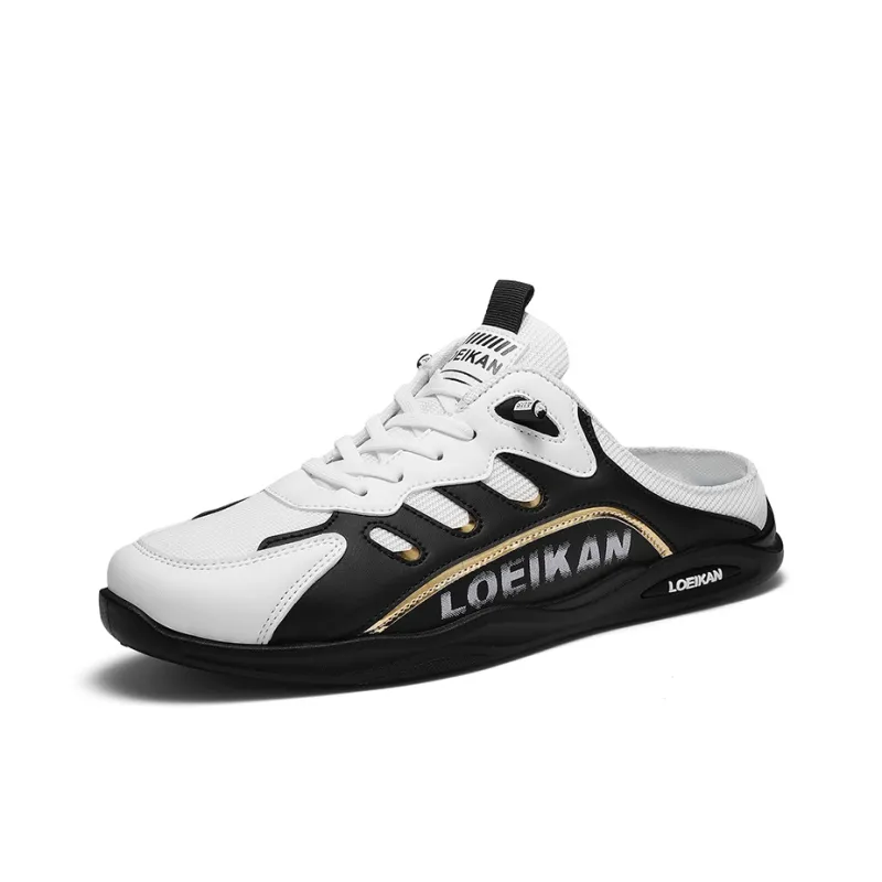 LONGDUIZHANG Slip Resistant Closed Toe Slippers Men's-6