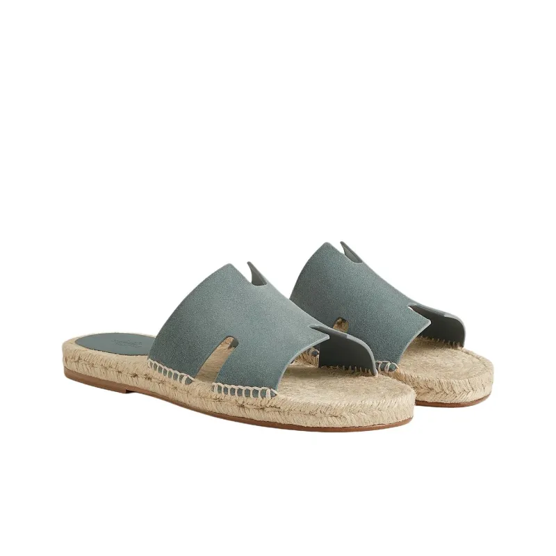 HERMES Antigua Slide Slippers Men's Blue-2