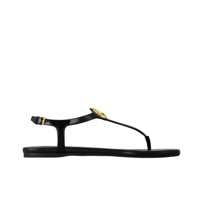 LOUIS VUITTON Sunkiss One Strap Sandals Women's Black-1