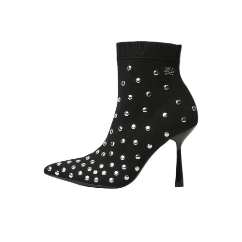 KARL LAGERFELD Pandara Ankle Boots Women's Black