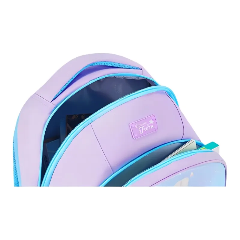 Disney Polyester Backpack Student Backpack Kids' Purple-4