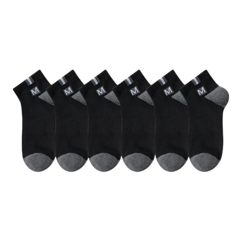 Lan Miao Ankle Socks Men's 6 Pack-4