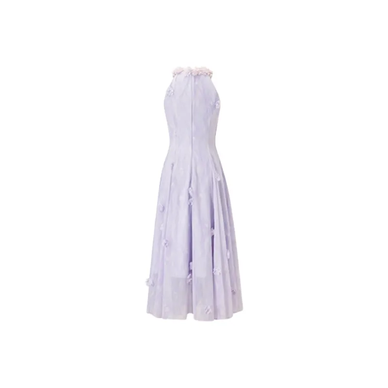 YGPRW Sleeveless Dresses Women's Purple-1