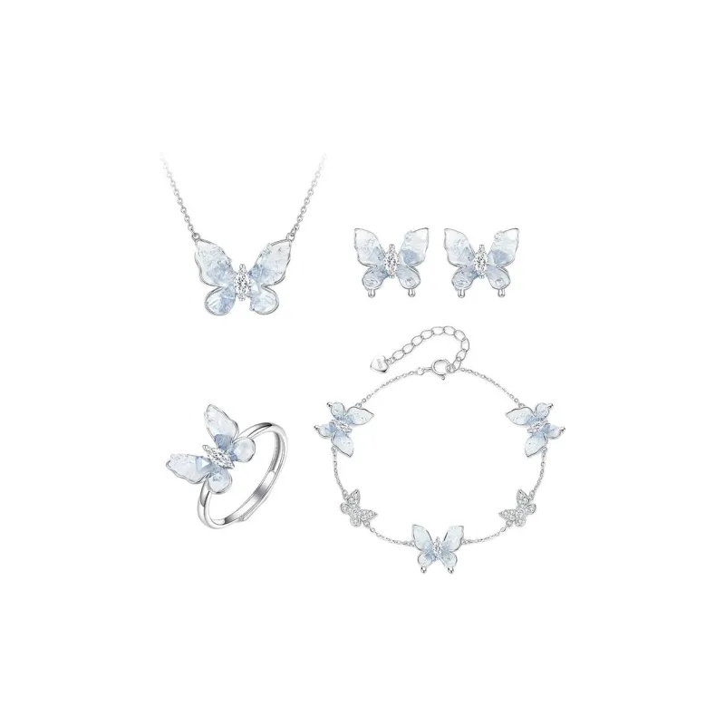 Ascending S925 Silver Necklaces Women's-17