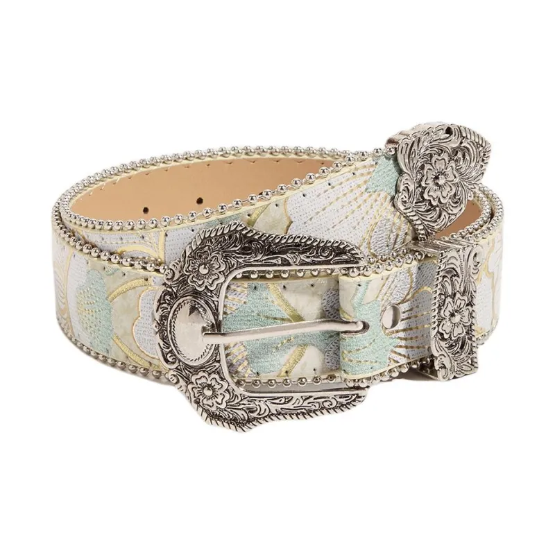 JEANSWEST PU Leather Belts Women's 3.8CM-2