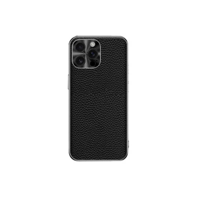 Record Star Leather Material Fully Enclosed Impact Resistant Phone Cases Compatibility Apple 16 Pro Business Formal-8