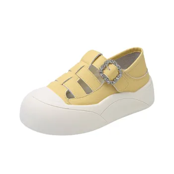SUPEREDGE Anti Slip Wear Resistant Low Top Casual Shoes Women's
