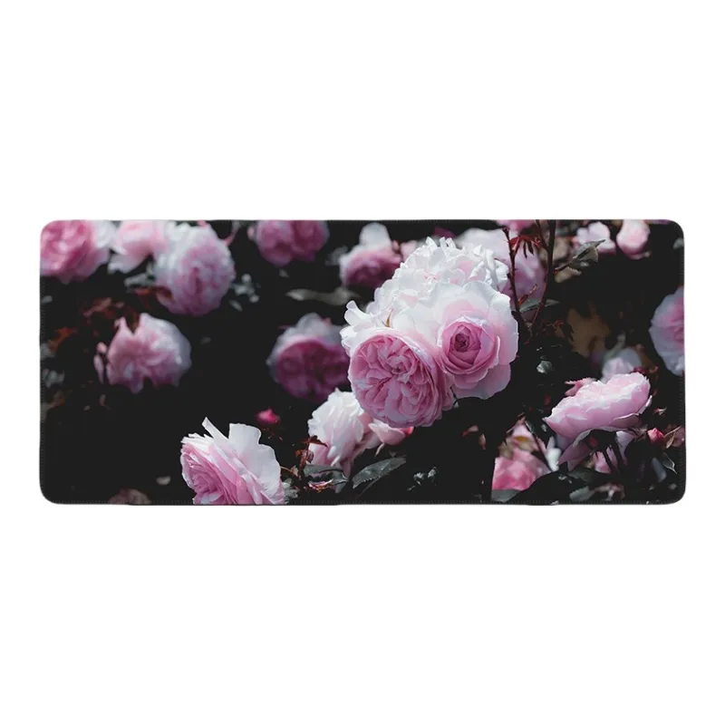 DANYIN Premium Rose Extra Large Esports Computer Table Mats Minimalist Style Mouse Pads-6