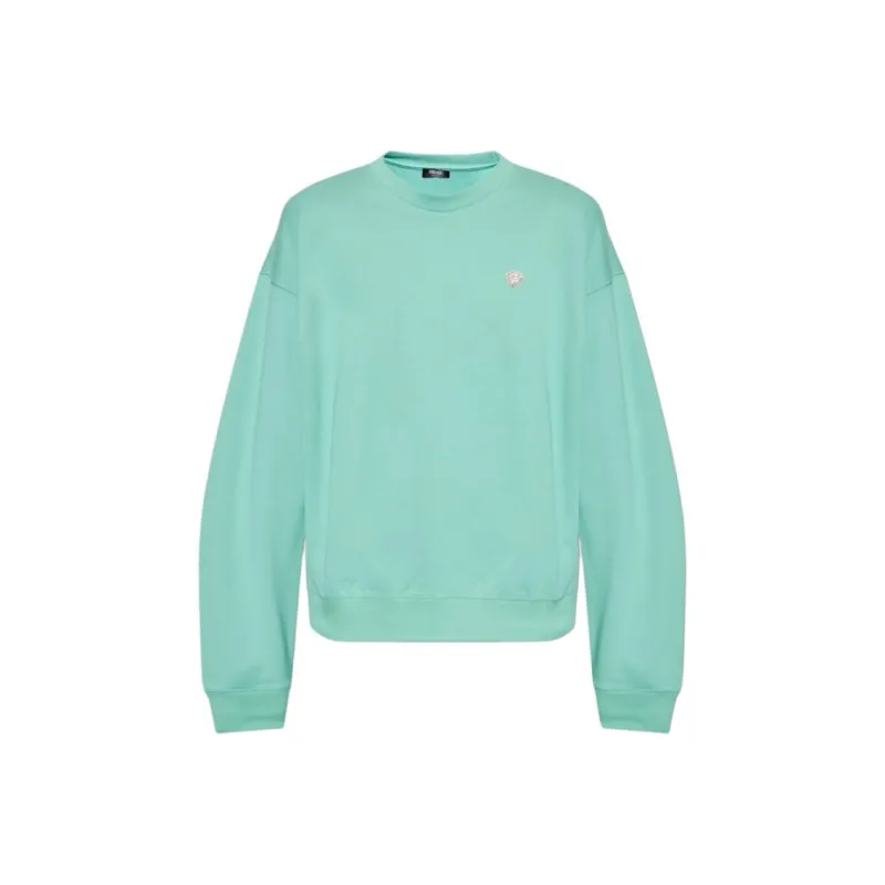 VERSACE Cotton Embroidered logo Sweatshirt-0