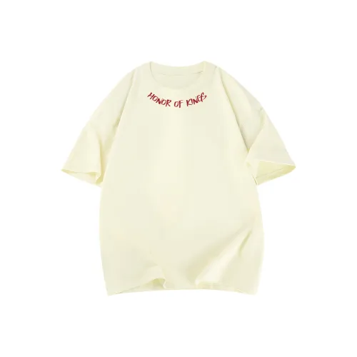 HONOR OF KINGS Short Sleeved T Shirts Slogan Section Unisex
