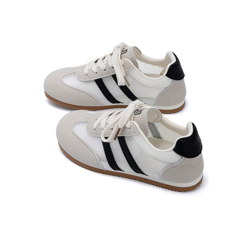 EXULL Q Low Top Casual Shoes Women's Beige Gray Black-1