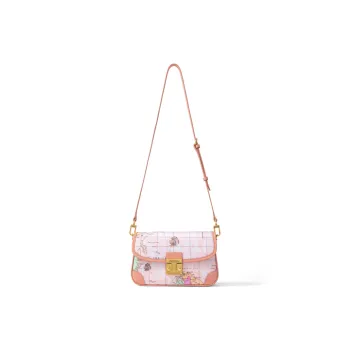 PAPRIKA Cow Leather Baguette Bag Crossbody Bag, Shoulder Bag Regular Women's Multicolor