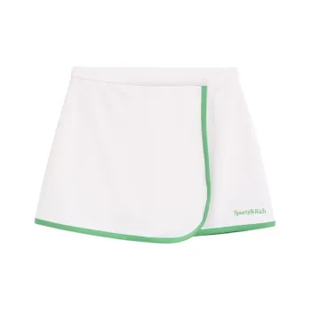 SPORTY & RICH Logo Detailed Mini Skirt