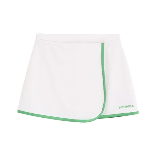 SPORTY & RICH Logo Detailed Mini Skirt