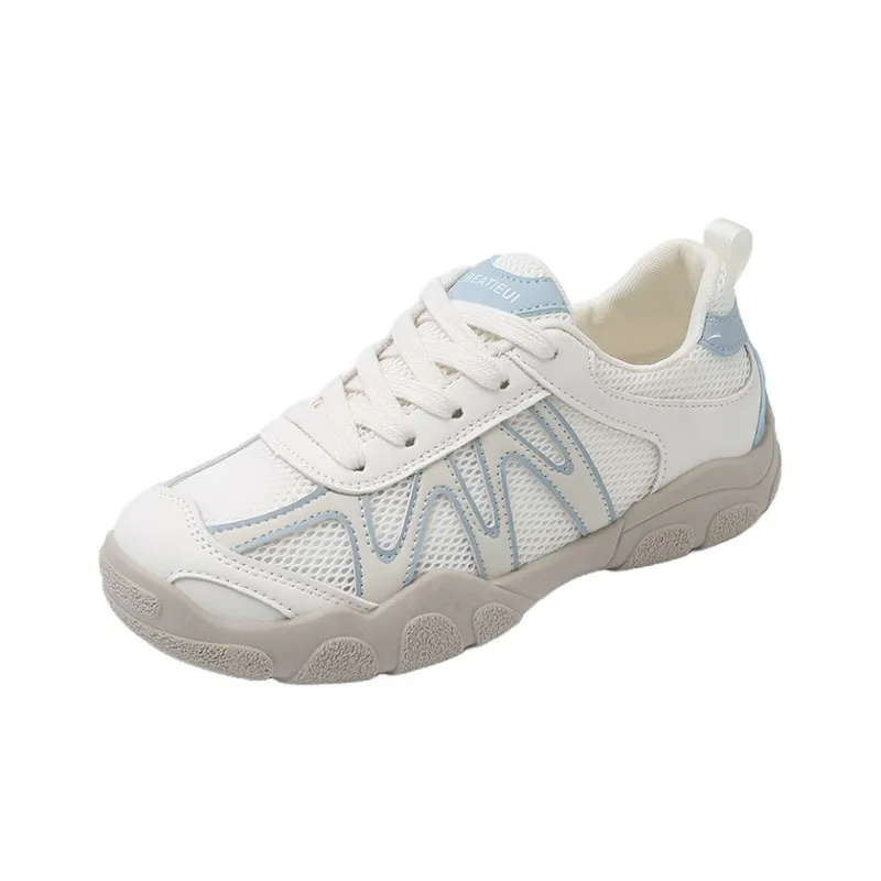 SUPEREDGE Breathable And Lightweight Low Top Chunky Sneakers Women's-0