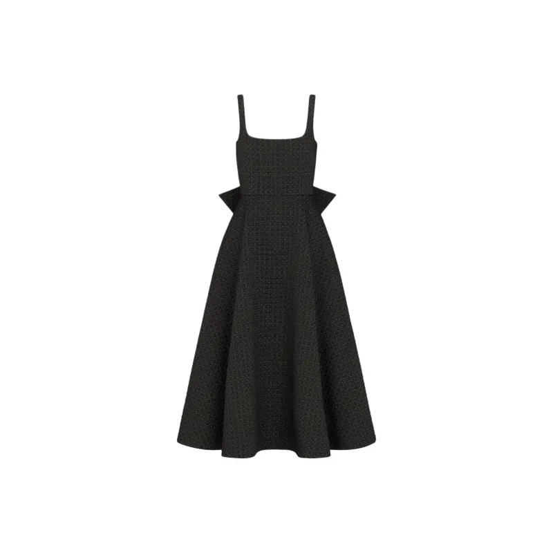 DIOR Slip Dresses Women's Black-0