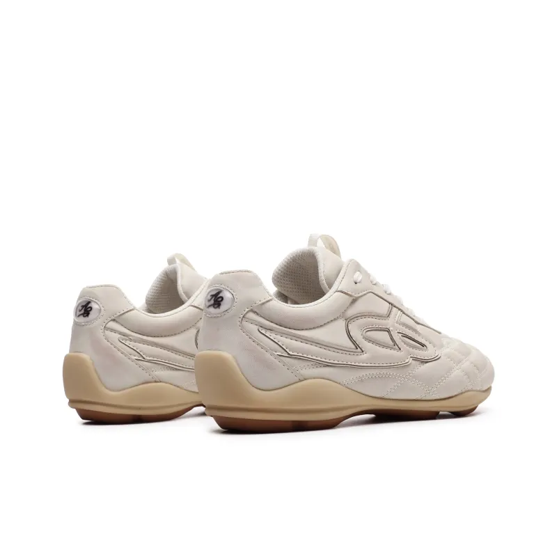 JIPOSEN Low Top Casual Shoes Unisex Distressed White-3