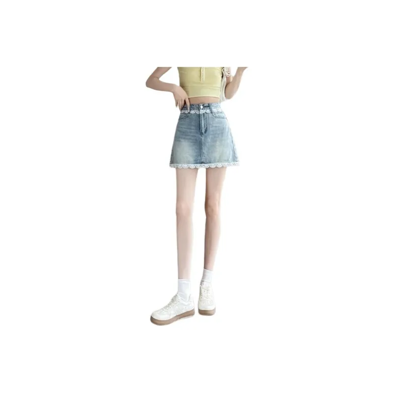 GOSO Denim Short Skirts Women's-1