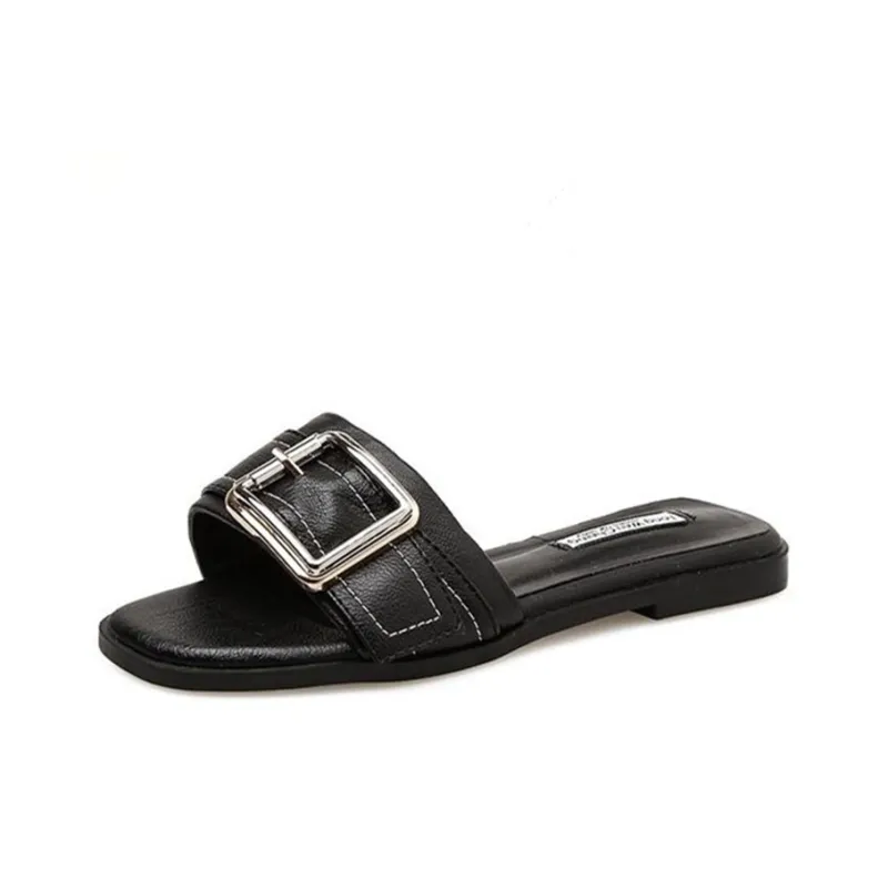 TATAYA Rubber Sole Metal Abrasion Resistant Slide Slippers Women's-3