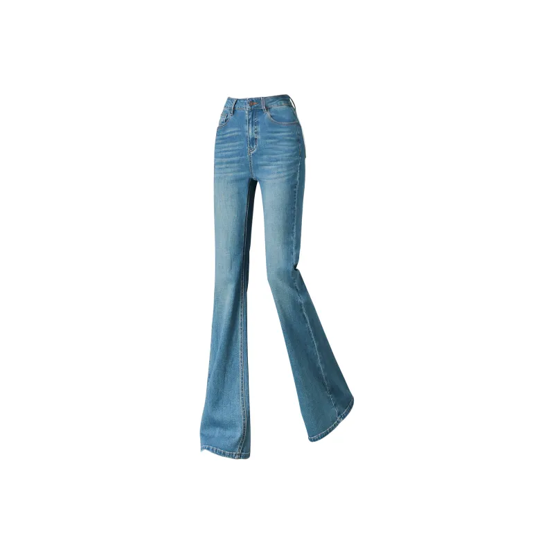 Weixi Jeans Women's Turquoise Green-0