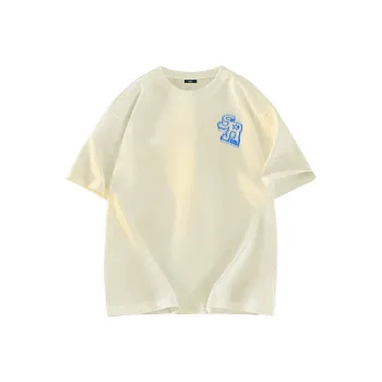 A02 T-Shirts Unisex Light Beige Apricot