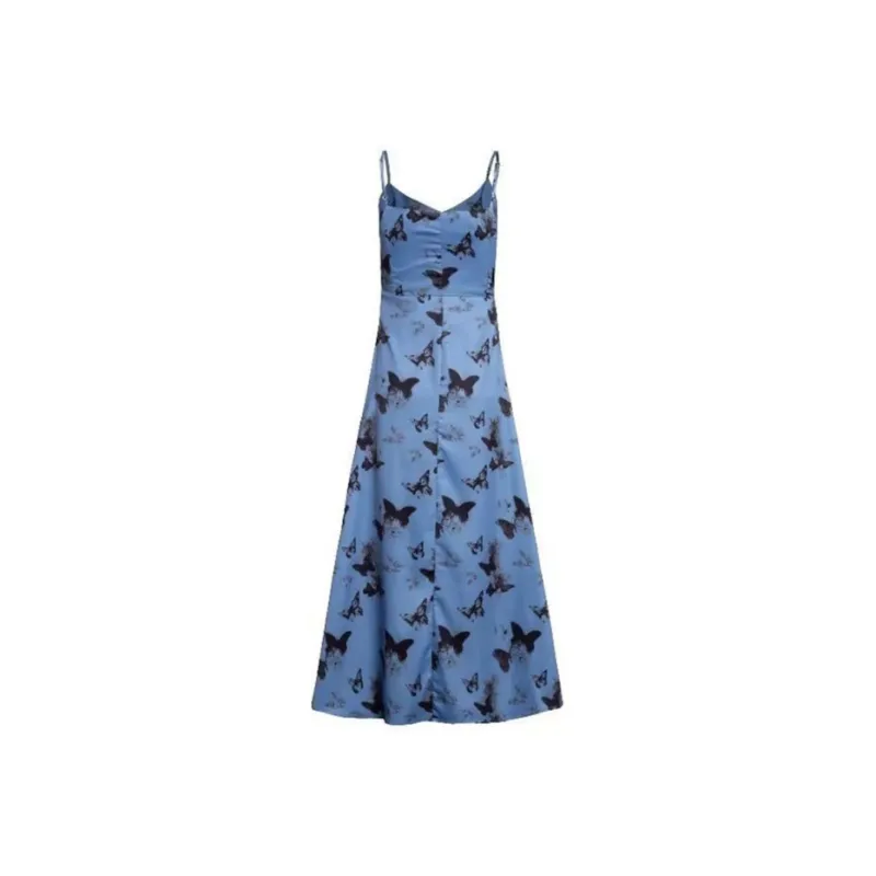 PUREIDOL Slip Dresses Women's Blue-1