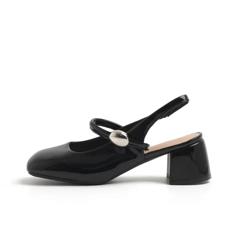 NUNZ Chunky Heel High Heels Women's-10