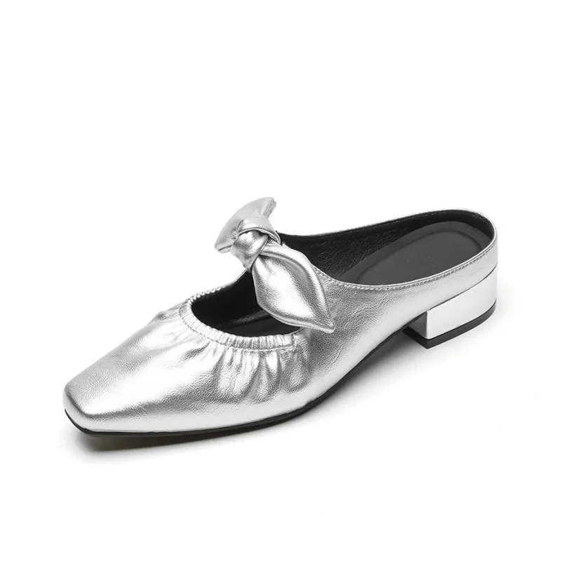 MADALLO Rubber Sole Closed Toe Slippers Women's-5