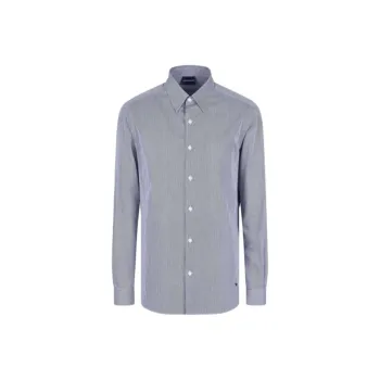 EMPORIO ARMANI SS25 Shirt Men's Marine Blue