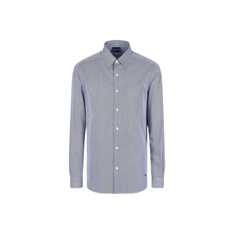 EMPORIO ARMANI SS25 Shirt Men's Marine Blue-0