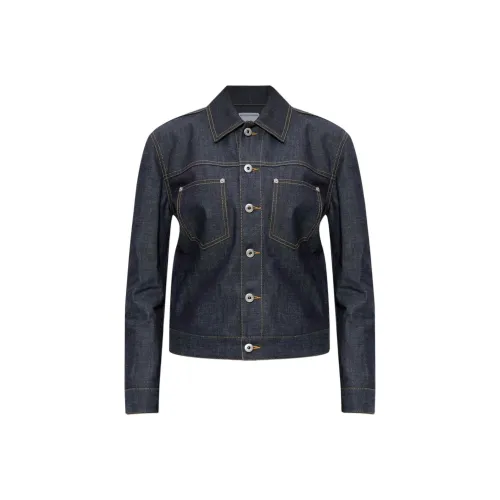 Bottega Veneta Denim Jacket Women's Charcoal Black