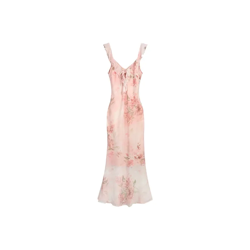 ERIRI Sleeveless Dresses Women's Pink-0