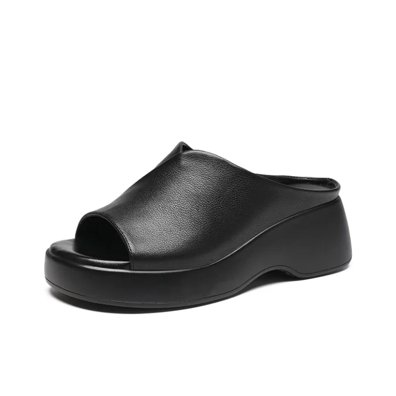 ZHR PU Polyurethane Odor Resistant Slide Slippers Women's-1
